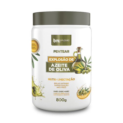 Creme de Pentear Explosão de Azeite de Oliva 800g | bn.Cachos Creme de Pentear Explosão de Azeite de Oliva 800g | bn.Cachos